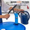 VEVOR Drum Pump, 9.5 oz. Per Stroke, Lever-Action Barrel Pump, Fits 5-55 Gallon Drums with 3-Section Suction Tube Assembly & Hose, Hand Operated