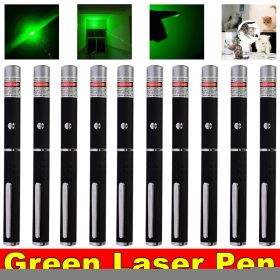 Pet Toy Green Laser Pointer Pen Light Single Beam High Power Lazer Flashlight 900Miles 1mW 532nm Torch (Color:Light Blue: Green)